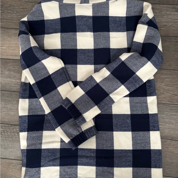 Vineyard Vines Buffalo Check Plaid Funnel Neck Pullover  w/Pockets Size: M - Picture 4 of 7